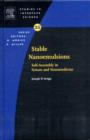 Stable-Nanoemulsions : Self-Assembly in Nature and Nanomedicine Volume 19 - Book