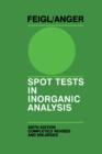 Spot Tests in Inorganic Analysis - eBook