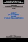 Light Scattering Near Phase Transitions - eBook