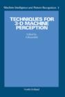 Techniques for 3-D Machine Perception - eBook