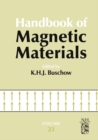 Handbook of Magnetic Materials : Volume 23 - Book