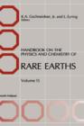 Handbook on the Physics and Chemistry of Rare Earths : Volume 15 - Book