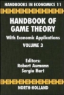 Handbook of Game Theory with Economic Applications : Volume 3 - Book