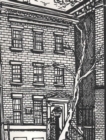 Greenwich village Writing Drawing Journal : 44 morton Street Charlie Dougherty Pen & ink Cover drawing - Book