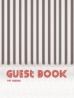 Guest Book, 147 Guests, Blank Write-in Notebook. - Book