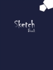 Sketchbook Large 8 x 10 Premium, Uncoated (75 gsm) Paper, Navy Cover - Book