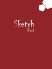 Sketchbook Large 8 x 10 Premium, Uncoated (75 gsm) Paper, Ox-Red Cover - Book
