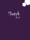 Sketchbook Large 8 x 10 Premium, Uncoated (75 gsm) Paper, Purple Cover - Book