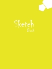 Sketchbook Large Size, 8 x 10 Premium, Uncoated 75 gsm Paper, Yellow Cover - Book