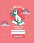 Unicorn Composition Notebook - Book