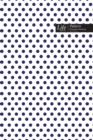 Dots Pattern Composition Notebook, Dotted Lines, Wide Ruled Medium Size 6 x 9 Inch (A5), 144 Sheets Blue Cover - Book