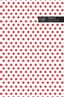 Dots Pattern Composition Notebook, Dotted Lines, Wide Ruled Medium Size 6 x 9 Inch (A5), 144 Sheets Red Cover - Book