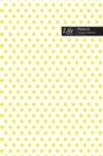 Dots Pattern Composition Notebook, Dotted Lines, Wide Ruled Medium Size 6 x 9 Inch (A5), 144 Sheets Yellow Cover - Book