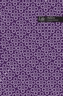 Ringed Dots Pattern Composition Notebook, Dotted Lines, Wide Ruled Medium Size 6 x 9 Inch (A5), 144 Sheets Purple Cover - Book