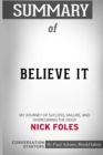 Summary of Believe It : My Journey of Success, Failure, and Overcoming the Odds by Nick Foles: Conversation Starters - Book