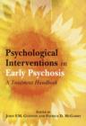 Psychological Interventions in Early Psychosis : A Treatment Handbook - eBook