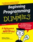 Beginning Programming For Dummies - Book