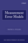 Measurement Error Models - Book