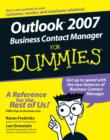 Outlook 2007 Business Contact Manager For Dummies - Book