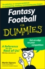 Fantasy Football For Dummies - Book
