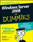 Windows Server 2008 For Dummies - Book