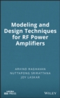 Modeling and Design Techniques for RF Power Amplifiers - eBook