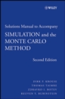 Student Solutions Manual to accompany Simulation and the Monte Carlo Method - Book