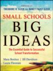 Small Schools, Big Ideas : The Essential Guide to Successful School Transformation - Book