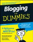 Blogging For Dummies - Susannah Gardner