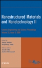 Nanostructured Materials and Nanotechnology II, Volume 29, Issue 8 - Book