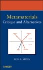 Metamaterials : Critique and Alternatives - Book