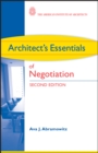 Architect's Essentials of Negotiation - Book