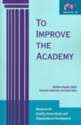 To Improve the Academy - Book