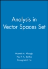 Analysis in Vector Spaces Set - Book