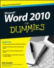 Word 2010 For Dummies - Book