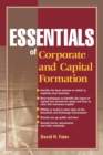 Essentials of Corporate and Capital Formation - Book