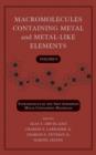 Macromolecules Containing Metal and Metal-Like Elements, Volume 9 : Supramolecular and Self-Assembled Metal-Containing Materials - eBook