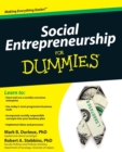 Social Entrepreneurship For Dummies - Book