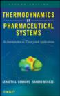 Thermodynamics of Pharmaceutical Systems : An introduction to Theory and Applications - eBook