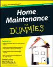 Home Maintenance For Dummies - eBook