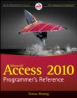 Access 2010 Programmer's Reference - Book