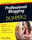 Professional Blogging For Dummies - Book