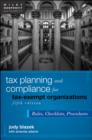 Tax Planning and Compliance for Tax-Exempt Organizations : Rules, Checklists, Procedures - Book