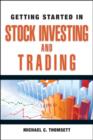 Getting Started in Stock Investing and Trading - eBook