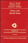 Gauss and Jacobi Sums - Book