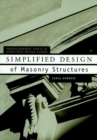 Simplified Design of Masonry Structures - Book