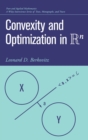 Convexity and Optimization in Rn - Book