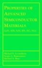 Properties of Advanced Semiconductor Materials : GaN, AIN, InN, BN, SiC, SiGe - Book