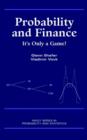 Probability and Finance : It's Only a Game! - Book