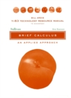 TI-83 Technology Resource Manual to accomnpany Brief Calculus: An Applied Approach, 8e - Book